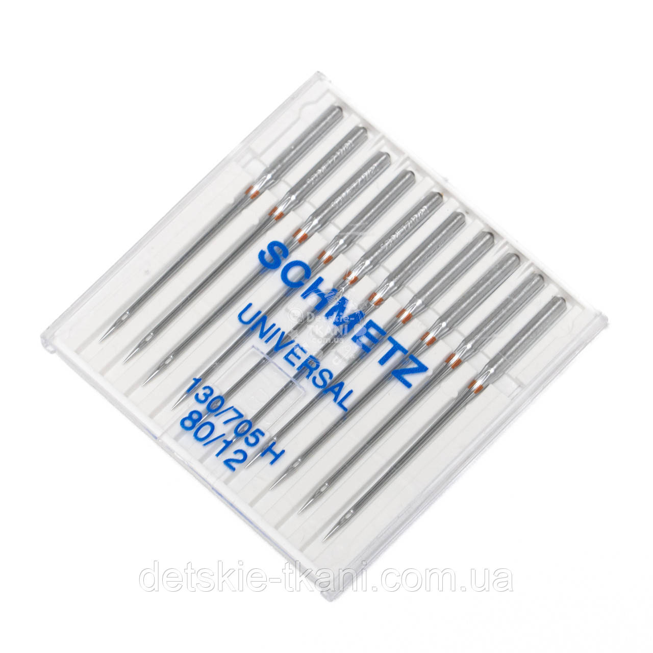 Набір голок для побутових швейних машин SCHMETZ Universal 130/705 H №80 10 шт