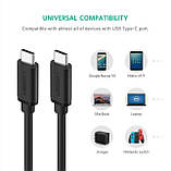 Кабель зарядный Ugreen USB 2.0 Type-C to Type-C PD QC 4.0 0.5М Black (US286) 50996, фото 3