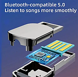 Bluetooth-адаптер Essager Bluetooth 5.0 автомобільний приймач AUX з мікрофоном (EB01) EBTEB01-JS0A, фото 3