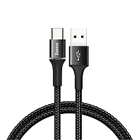 Кабель Baseus Halo Data Cable USB Type-C 0.5м, black (CATGH-A01)