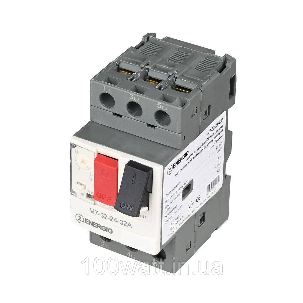 Автомата захисту двигуна M7-32 24-32А 3P 400 В 71404