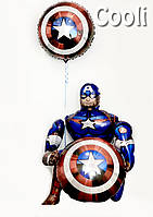 Шар-ходячка капитан Америка со щитом мстителей