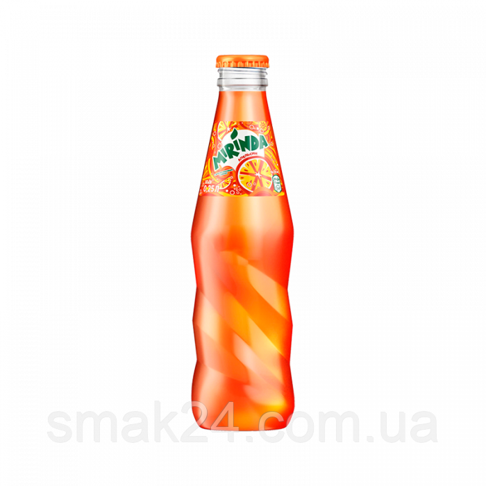 Напій сильногазований Mirinda 250мл с/бут.