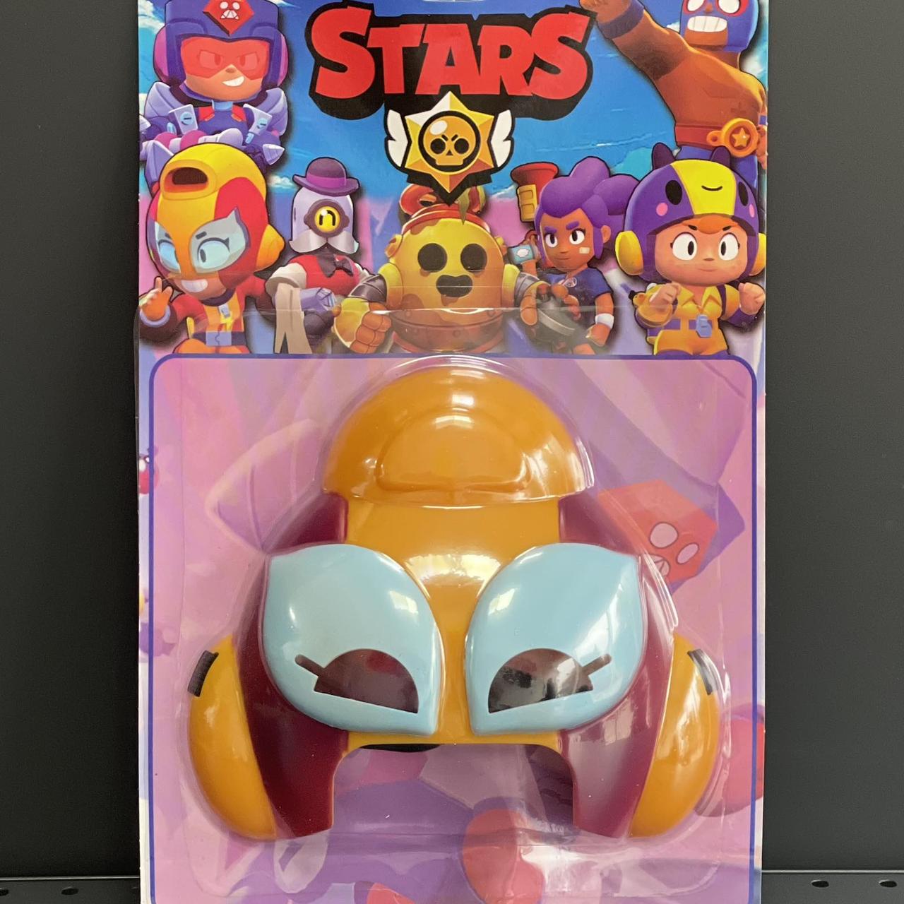 Маска пластмасова "Brawl Stars", Маска пластик "Brawl Stars", фото 1