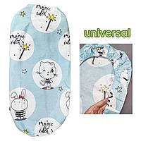 Простирадло на резинці для матрацу в коляску