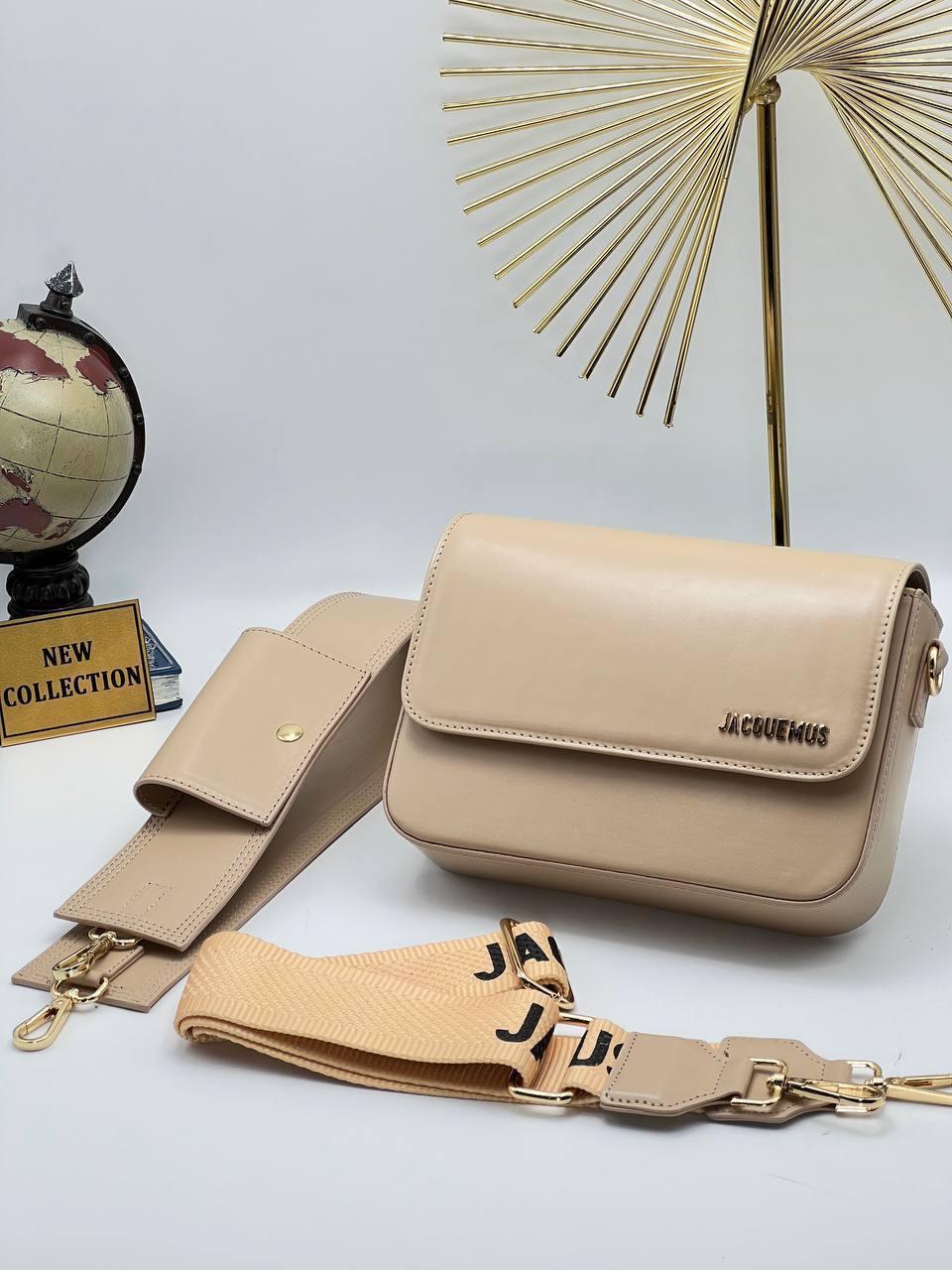 Жіноча сумка Жакмюс бежева Jacquemus Beige