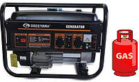 Генератор газ/бензин Greenmax MB3900B 3 кВт с ручным запуском