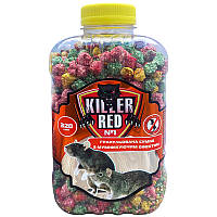 RED KILLER 320 г. Отрава (яд) для грызунов (мышей и крыс), мумифицирующие гранулы
