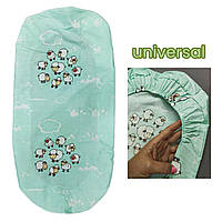 Простирадло на резинці для матрацу в коляску