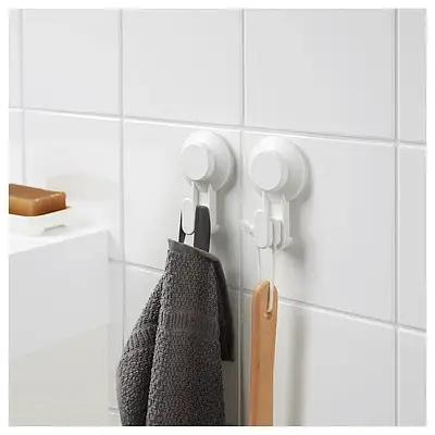 IKEA TISKEN Вішалка з присоскою (703.812.75)