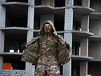 Зимний костюм мультикам softshell 2в1, Военная Тактическая утепленная одежда на зиму для зсу