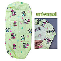 Простирадло на резинці для матрацу в коляску