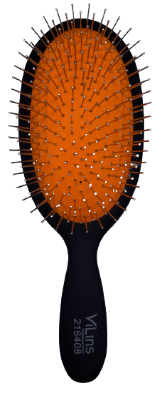 Масажний гребінець щітка з покриттям софт тач Vilins 216408, фото 1