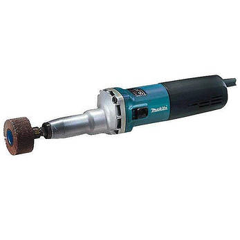 Пряма шліфувальна машина Makita GD0810C Витривалий електродвигун, невелика вага, гумові вставки., фото 4