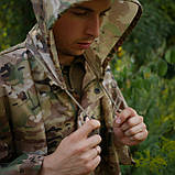 Водонепроникний Пончо-дощовик (2.20 х 1.40 м.) із Запаяними швами Kiborg Waterproof Multicam, фото 10