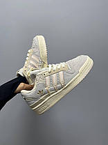 Кросівки Adidas Forum Premium Premium Low Grey / Адідас Форум Преміум Низькі Сірі, фото 3