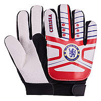Воротарські рукавиці дитячі CHELSEA BALLONSTAR розмір 6,7 червоний-білий-чорний