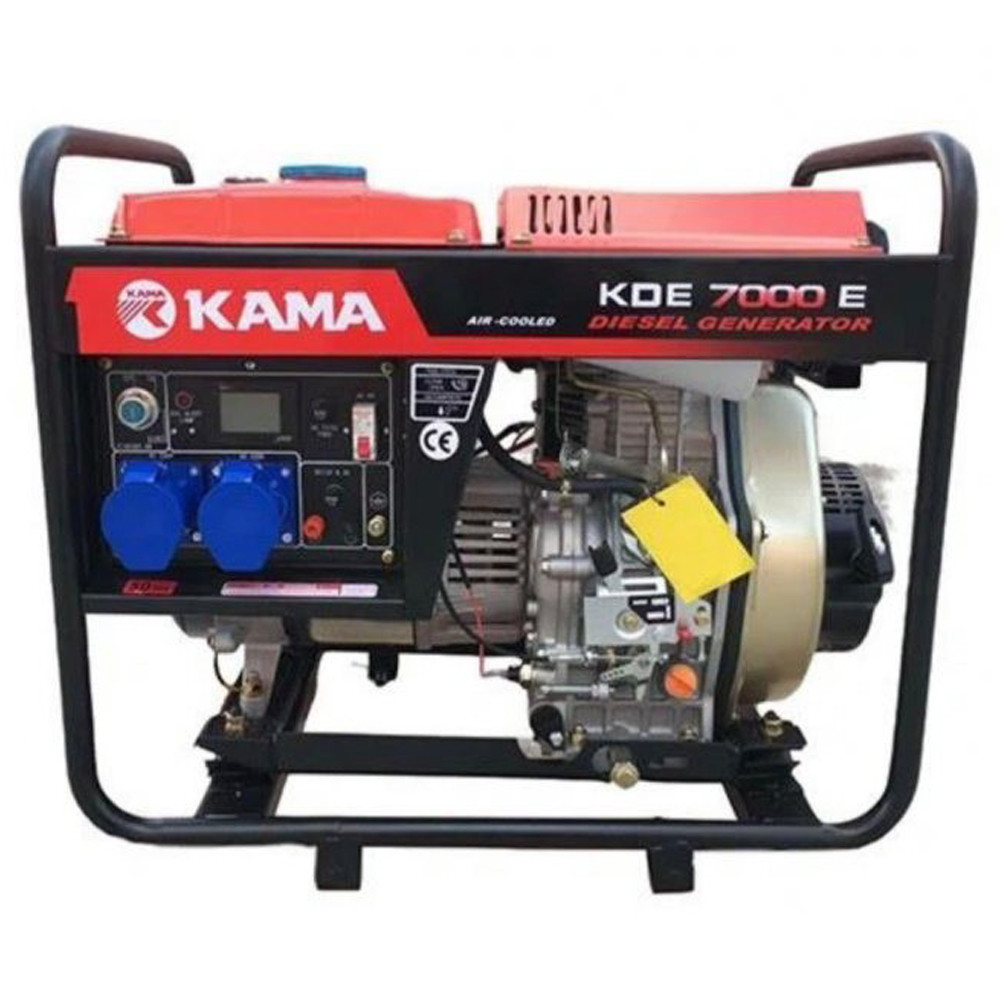 Купить Дизельный генератор KAMA KDE7000E AVR однофазный бытовой ...