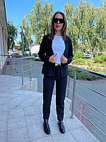 Костюм Polini жіночий класичний штани піджак 44 чорний