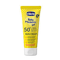 Крем сонцезахисний Chicco Baby Moments SUN, SPF 50+, 75 мл