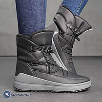Жіночі зимові черевики на резинці, фото 4