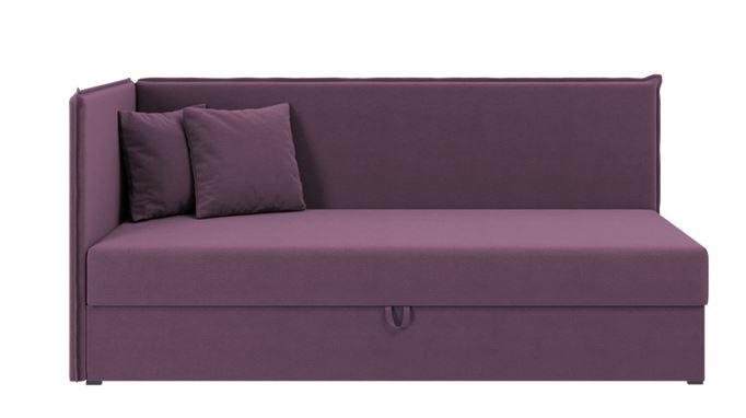 Ліжко дитяче кутове Персі, тканина темно-фіолетова 80х200 см (Sofyno ТМ)