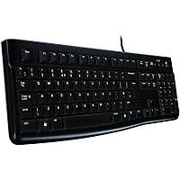 LOGITECH K120 Corded Keyboard - BLACK - USB - UKR - B2B
