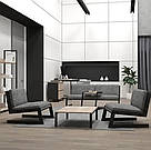 Диван із подушками 1570*700 ЛОФТ S м'який для офісу, дому, дачі, кафе, ресторану, фото 3