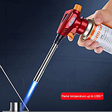 Циклонний газовий пальник Torch з автоматичним п'єзозапалюванням для газового балончика, фото 3