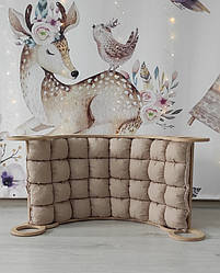 Дитячий гойдалка балансир з матрацом Капучино