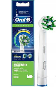 Змінні зубні насадки Oral-B Cross Action EB50 1шт. зубні насадки орал би для електричних щіток кросс екшн