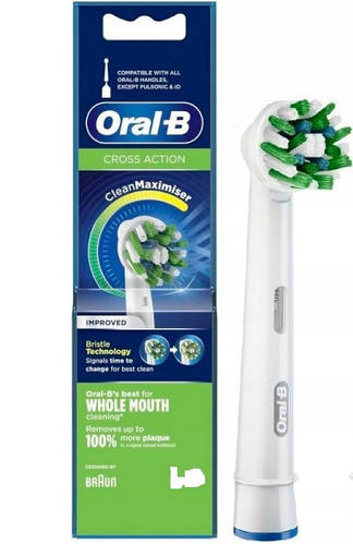 Сменные зубные насадки Oral-B Cross Action EB50 1шт. зубные насадки ...