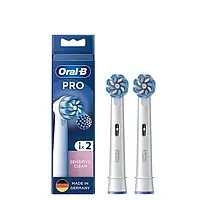 Сменные зубные насадки Oral-B Sensitive Clean EB60RX PRO 2шт. насадки орал би для электрических щеток