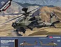 AH-64D "Afghanistan". Сборная модель вертолета в масштабе 1/72. ACADEMY 12537