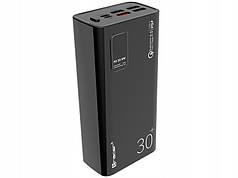 Портативний зарядний пристрій POWERBANK Tracer FAST CHARGER USB - C 30000mAh QC3.0