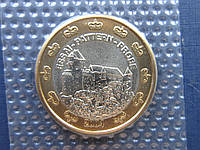 Монета 1 евро (ксерос) Лихтенштейн 2004 Проба Европроба Вадуц UNC запайка