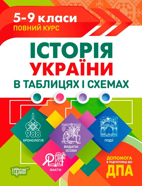 Історія України в таблицях та схемах 5-9 класи