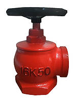 Вентиль пожежний Ø-50 кутовий чавун (клапан пожежний) Китай