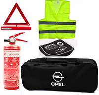 Набор автомобилиста техпомощи для OPEL стандарт с логотипом авто на сумке