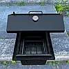 Коптильня гарячого копчення MTLZ 546х306х353 мм з гідрозакривом, 2 мм, фото 3