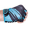 Рукавиці для фітнесу та тренувань ZELART MA-3887 розмір М, колір чорно синій, фото 7