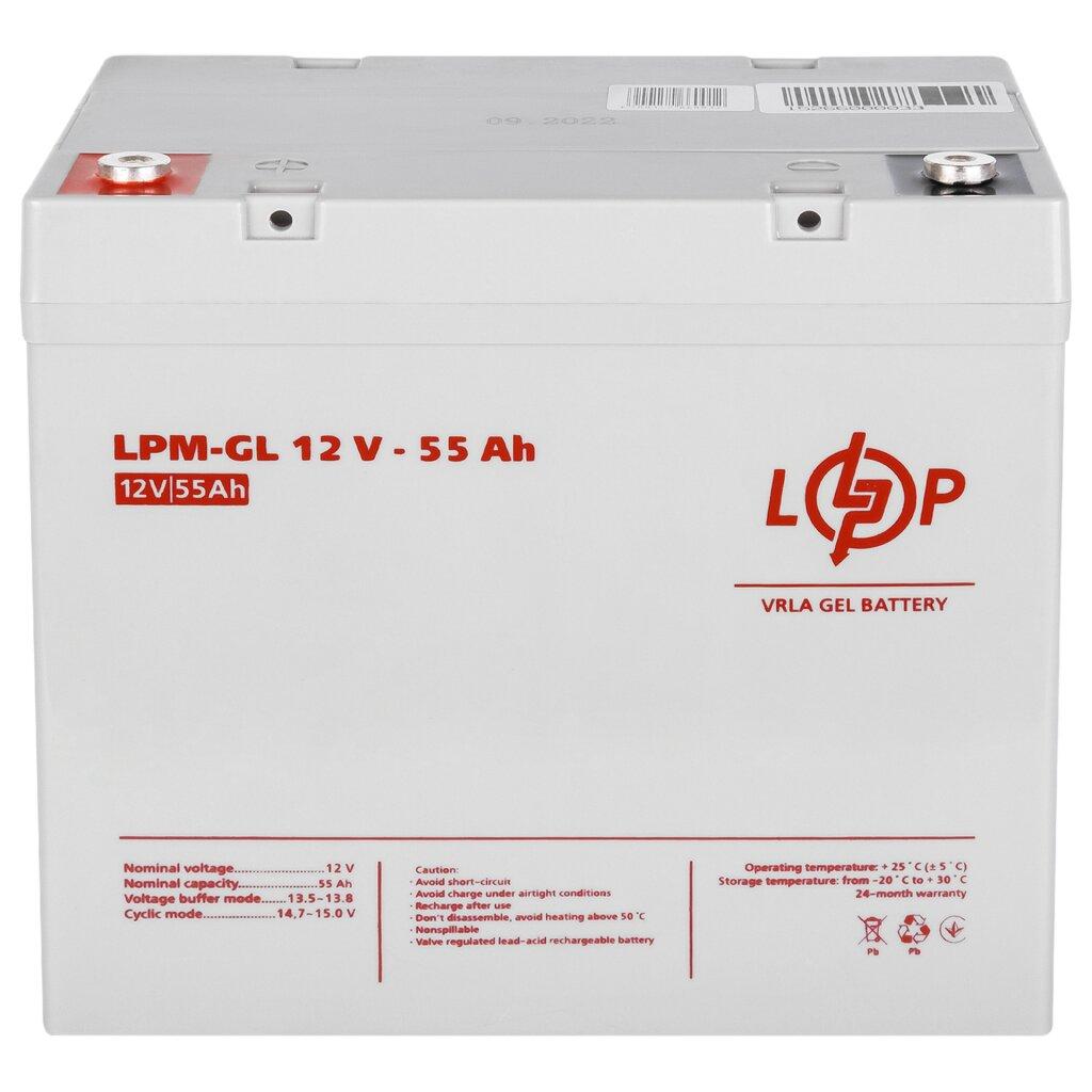 Акумулятор гелевий LPM-GL 12V - 55 Ah