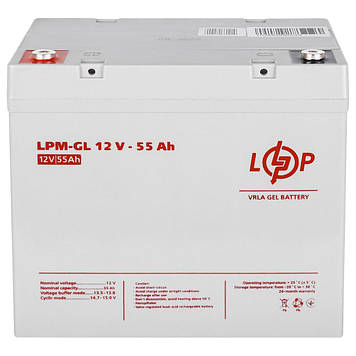 Акумулятор гелевий LPM-GL 12V - 55 Ah