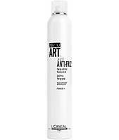 Профессиональный лак для волос сильной фиксации Лореаль L'Oreal Tecni art Fix Anti-Frizz 400ml