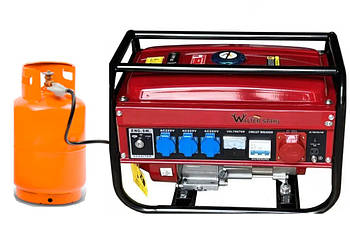 Оригінал 3,0 кВт Walter Stahl генератор 3-фазний Газ, бензин