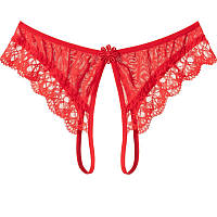 Трусики з відкритим доступом Sexy (р. S-L, червоний)