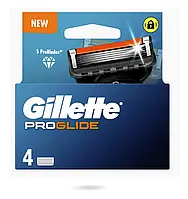 Оригинал Кассеты Gillette Fusion ProGlide 4шт(джилет фьюжен проглайд),лезвия для бритья Германия