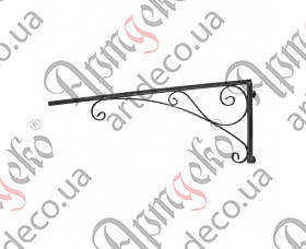 Кронштейн 625х1095х20х20/12х6 вальц. Арт 16.009