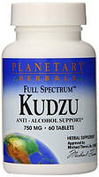 Кудзу, 750 мг, Planetary Herbals 60 таблеток