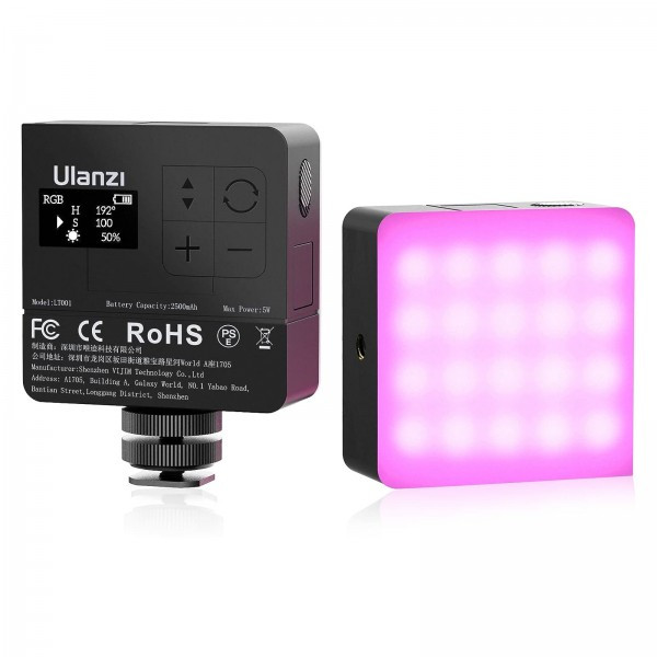 Накамерне світло LED RGB CRI95+ 2500-9000 К Ulanzi VL49 RGB Pro